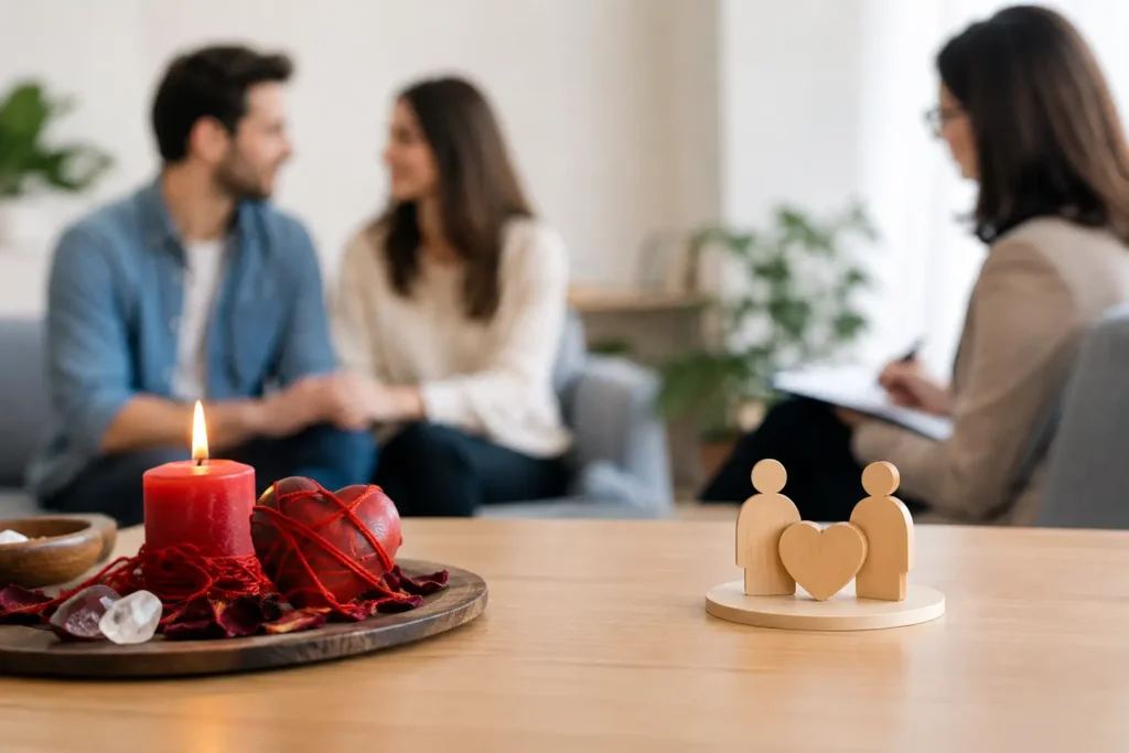 Amarre amoroso o terapia de pareja: qué elegir