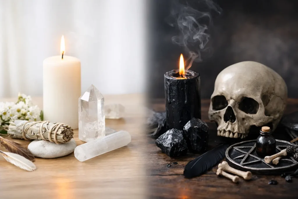 Magia blanca versus magia negra y sus límites