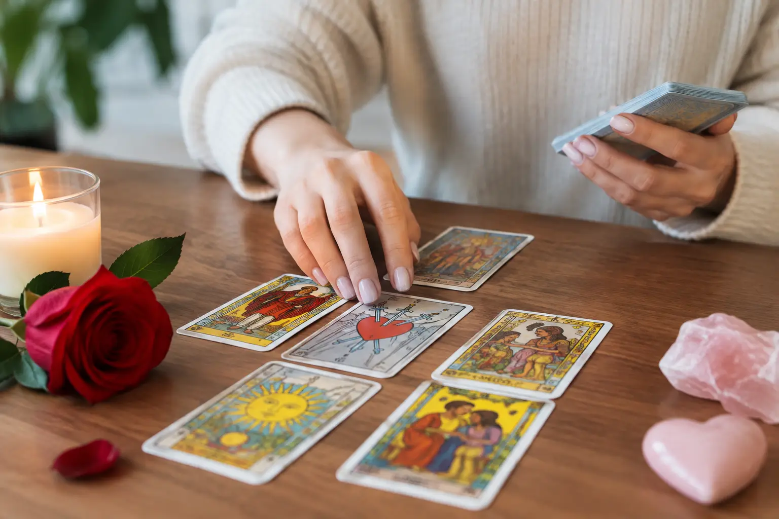 Significado de las cartas del tarot en el amor