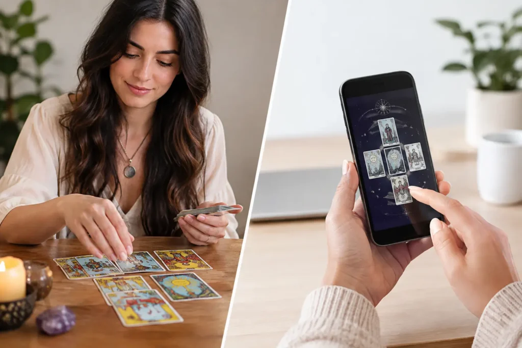 ¿Tarot presencial o por WhatsApp? Elige bien