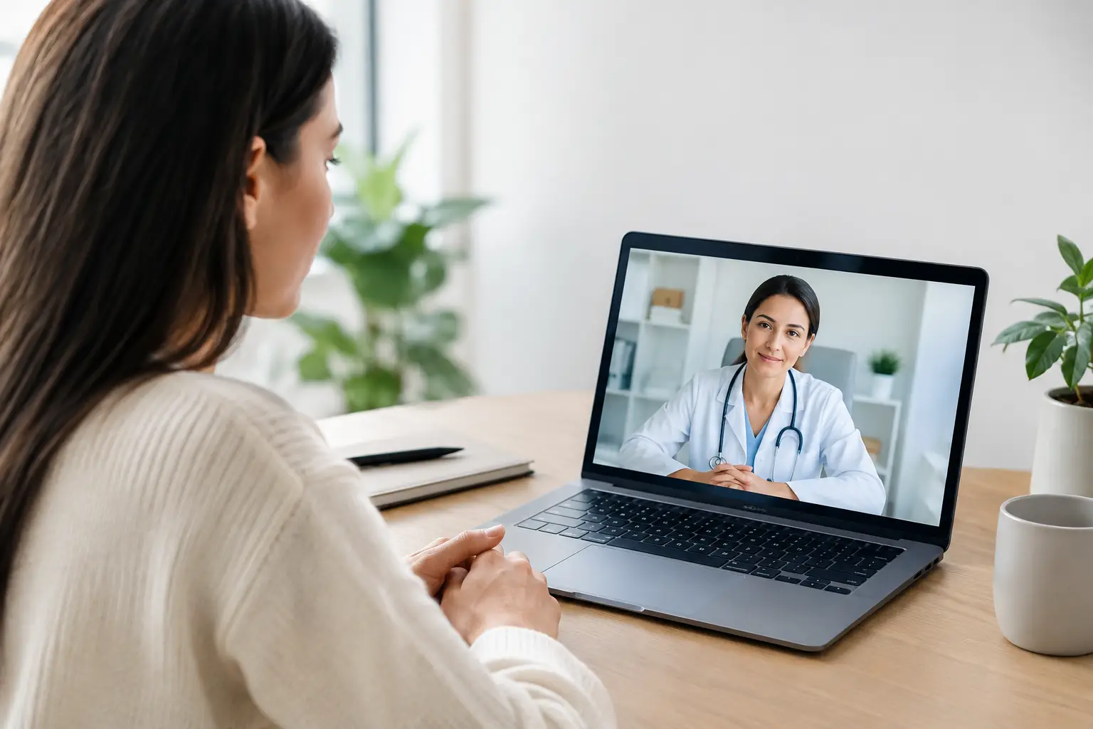 Experiencia de consulta confidencial online segura